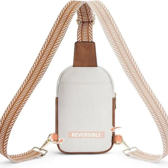 Small Leather Crossbody Bag for Women Compact Stylish Multi-pocket - Picture 5 of 8